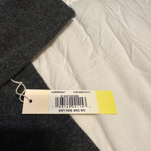 Summersalt The Coziest Cashmere Blend Lounge Set M Hoodie L Joggers Charcoal - Picture 5 of 8